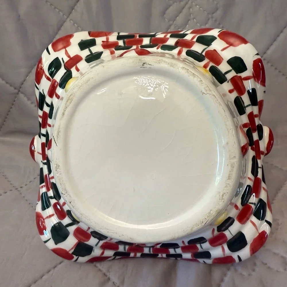 Vintage Handled candy dish by Lillian Vernon